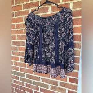 Medium Floral Knox Rose Blouse